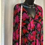 KATE & LILY MESH FLORAL Dress Sz: 12 Black Photo 5