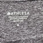 Athleta  Uptempo Long Sleeve Top Shirt Size Medium M Purple/Gray Spacedye Photo 4