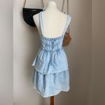 American Eagle Denim Jean Ruffled Layered Dress, Size Medium Photo 3