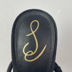 Sam Edelman  Agustina Black Suede Rhinestone Pointed Toe Stiletto Pumps Mules 10 Photo 5