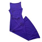 RUNAWAY THE LABEL Purple Madoni Floral Gemstone Maxi Dress Size Large Photo 2