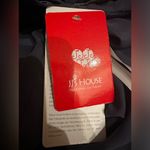 JJ's House JJ’s House NWT Mauve Lace Stormy Blue Chiffon Draped V Neck Folral Dress Sz 14. Photo 7