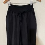 Trina Turk  black crepe high rise joggers pants 2 Photo 2