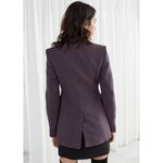 & Other Stories & Other Stories Houndstooth Hourglass Blazer Sz 0 Photo 12