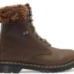 Dr. Martens NEW  1460 Serena Faux Fur Combat Booties Brown US 9 Photo 0