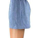 Aritzia Wilfred Blue White Striped Elastic Waist Casual Lounge Sweat Shorts XS Photo 1