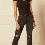 NWT Boyish x Revolve The Tommy Jeans Fatal Attraction size 26 black distressed Photo 3
