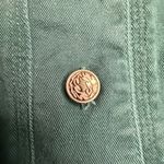 Western Cotton Button Front Shirt L Green V Photo 2