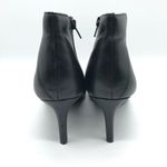 Kelly & Katie Womens Adeelah Ankle Booties Heel Faux Leather Zipper Black Size 9 Photo 3