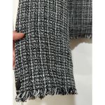 Rag and Bone  Carmen Fringe Tweed Jacket Black Multi Size 14 NWT Edgy Work Office Photo 6