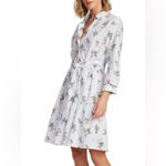 Robert Graham Shirt Dress Button Up Tie Paloma Belted Cotton Mini Shirt Dress 2 Photo 13