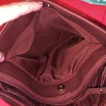 Rosetti maroon leather crossbody shoulder bag Photo 9