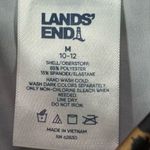 Lands' End swimsuit skirt cover up leopard print size medium Black Photo 2