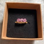 Purple And Light Pink Wire Rings Photo 2