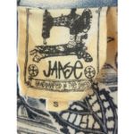 Jaase  Women’s 3/4 Sleeve Blue Floral Open Front Cardigan Size Small (5773) Photo 2