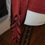 Free People NWT Intimately Free‎ People Womens Red Wine  Listen Up Layering V Neck Top Small Photo 2