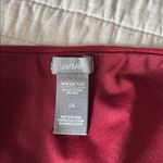 Aerie burgundy plunge deep V halter full coverage one piece swimsuit large Photo 5