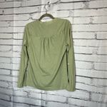 Lauren Ralph Lauren Green Button Blouse Longsleeve S Y2K Preppy Minimal Slim Fit Photo 8