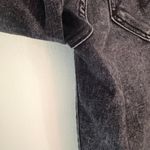 MOTHER the Insider Crop Step Fray in Train Stops Size 25 Denim Ankle Jean Black Photo 8