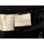 Vintage Sequin Long Full Length 100% Silk Sequin Skirt Lined Rina Z Large L Black Photo 5