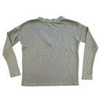 James Perse  Womens Top Size 3 Large V Neck Blue Long Sleeve Classic Knit Photo 3