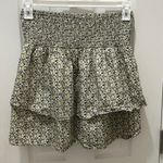 VERO MODA  Multicolor Floral 2 Layer Tiered Smocked Elastic Waist skirt Medium Photo 1