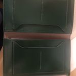 Touch screen long wristlet wallet in green Photo 3