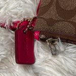 Coach Corner Zip Wristlet Signature Canvas Photo 3