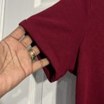 MANGOPOP  Burgundy V-neck Body Suit - Short sleeves - Size XL Photo 2