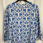 Jude Connally Blue Swirl Megan 3/4 Sleeve Jude Cloth Shift Dress Sz.L Size L Photo 10