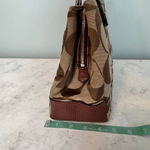 Coach  17806M Chelsea Signature Jayden Carryall Satchel Beige Brown Medium Silver Photo 15