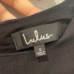 Lulus Black Mini Shirt Dress Photo 2