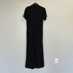 J. Jill Full Leg Short‎ Sleeve Women’s Jumpsuit Black Floral Size Small Photo 1