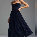 Hutch NEW Anthropologie Amara Bustier Pleated Tulle Fit & Flare Midi Dress Sz 12 Photo 1