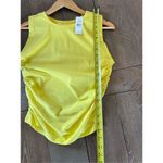 Loft NWT Yellow Tank Top with Cinched Sides Size Small Photo 7
