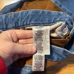 Good American  ICON Faux Suede Front Straight Leg Jeans Women’s 2 26 Western Photo 6