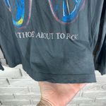 Daydreamer  AC/DC For Those About to Rock Long Sleeve Top in Vintage Black Small Photo 6