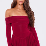 Pretty Little Thing NWT  Bardot Rara Skort Playsuit Size 6 Photo 0