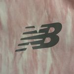 New Balance Pink Marbled Hooded Raincoat Full Zip Jacket Womens Size Medium Photo 12