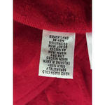 Spa By Chico's Sweatshirt Woman's Small Red Beaded Stripes Full Zip Athletic Photo 9