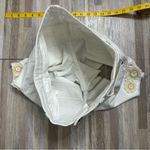 LC Lauren Conrad  Crochet Applique White Denim Shorts, Size 8 Photo 8