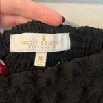 Simply Southern Black Ruched Puff Sleeve Sundress Photo 3