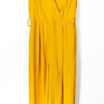 Sienna Sky Mustard Yellow  Cropped Wide Leg Jumpsuit Photo 0