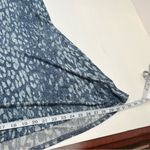 L'Agence L’Agence Blue Printed Swing Dress Womens Size Small Stretch Short Sleeve *FLAW* Photo 6