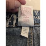 No Boundaries  Womens Heart Print High-Rise Straight Junior 11 Raw Hem Jeans Photo 7