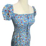 Faithfull the Brand Faithful The Brand Castilo Midi Dress 6 Jasmin Floral Smock Milkmaid Cottage NEW Photo 2