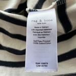 Rag and Bone  The Icons Bardot Long Sleeve Shirt Top L Photo 4