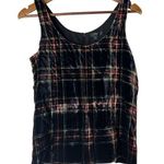 J.Crew Velvet Plaid Tank Top Womens Sz 0 Preppy Academia Boxy Professional Photo 0