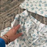 Colsie Blue Floral Pajama Set White Size L Photo 1