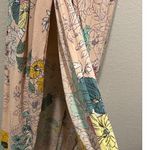 Anthropologie SADIE & SAGE Blush Floral Print Side Slit Maxi Dress Photo 4
